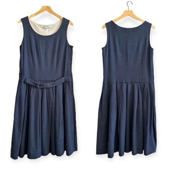 2017‎ A/W, COMME DES GARÇONS COMME DES GARÇONS, Wool/Silk Sleeveless Dress, Sz S - Picture 1 of 16